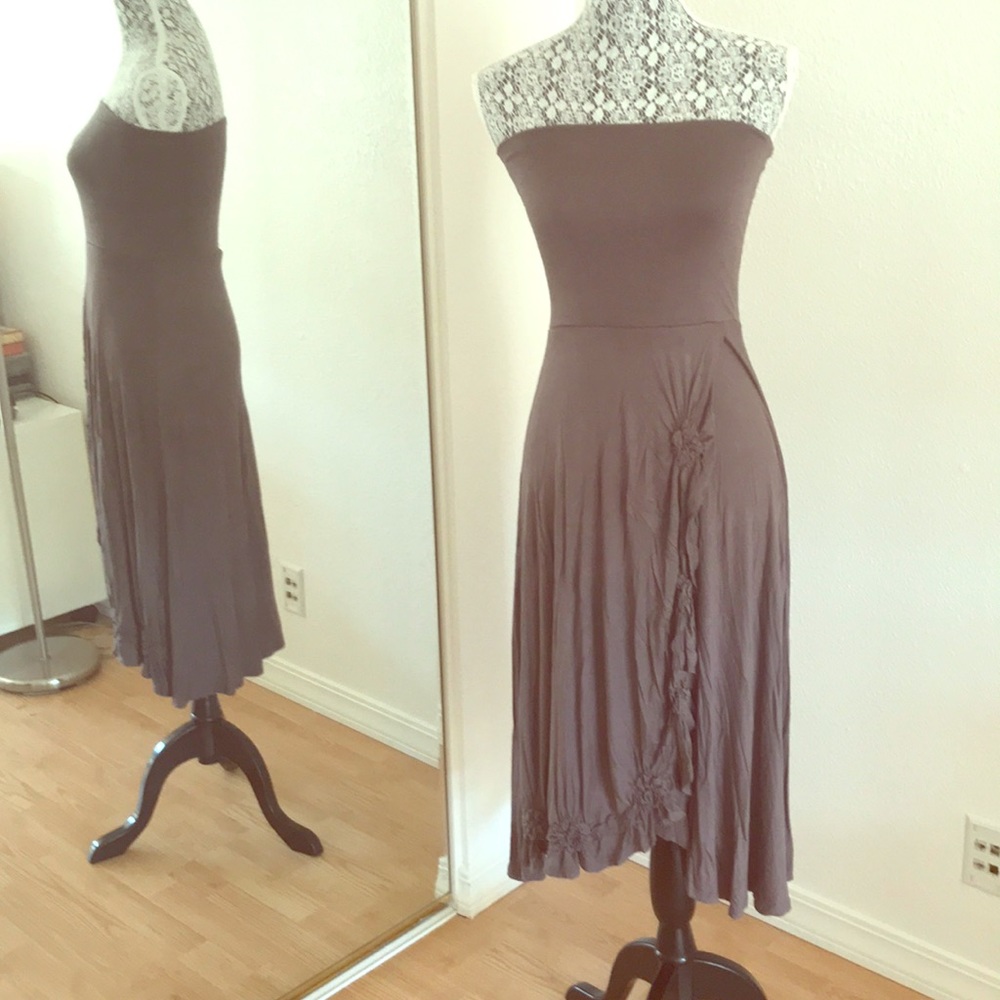 Brown jersey skirt/dress